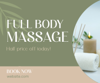 Massage Promo Facebook post Image Preview