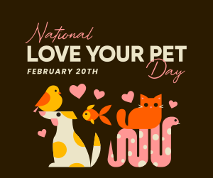 National Love Your Pet Day Facebook post Image Preview