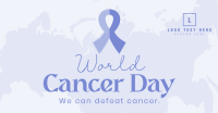 We Can Defeat Cancer Facebook Ad Preview