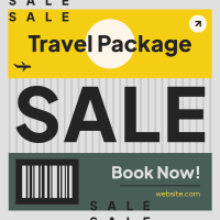 Travel Package Sale Instagram post Image Preview