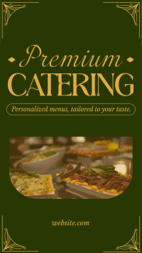 Premium Catering Instagram Reel Preview