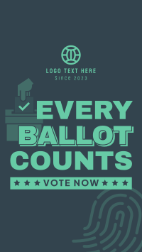 Every Ballot Counts YouTube short Image Preview