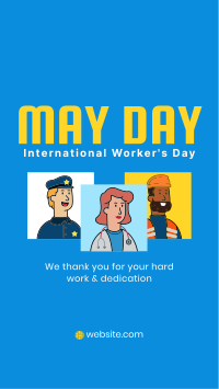 Hey! May Day! Instagram Story Design