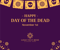 Happy Day of the Dead Facebook Post Design