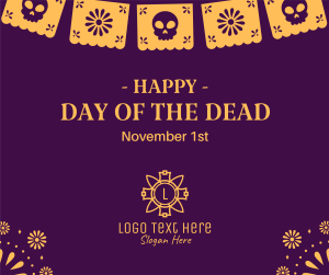 Happy Day of the Dead Facebook post