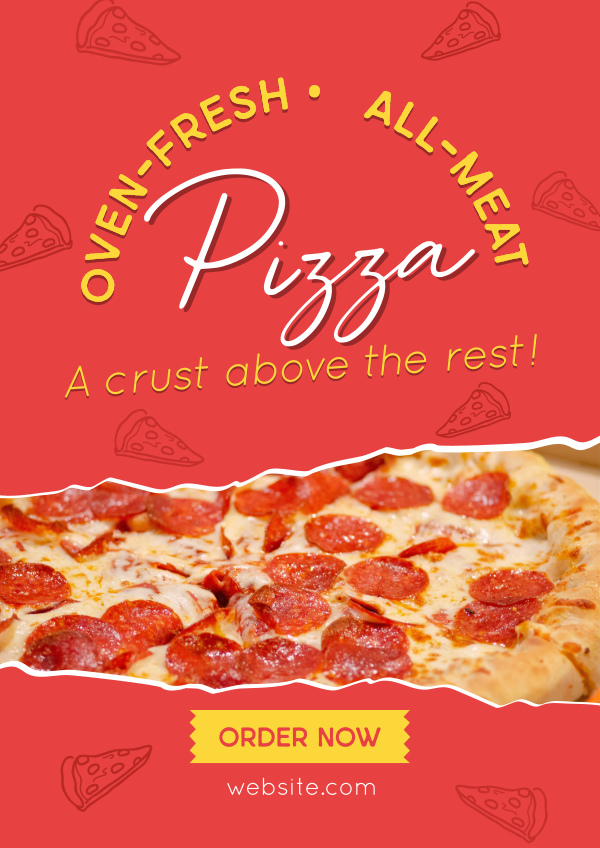 Pizza Food Restaurant Flyer Design Image Preview