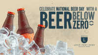 Below Zero Beer Facebook Event Cover Design