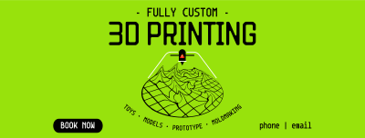 3D Printing Facebook cover Image Preview