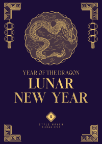 Pendant Lunar New Year Poster Image Preview