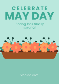 Celebrate May Day Flyer Design