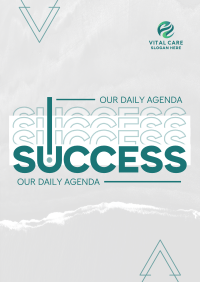 Success as Daily Agenda Flyer Image Preview