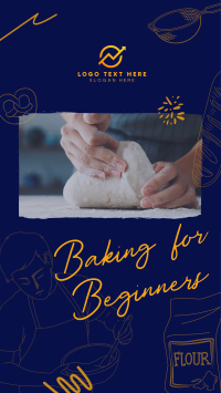 Beginner Baking Class Facebook story Image Preview