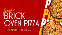 Pizza Special Discount Facebook Event Cover Design
