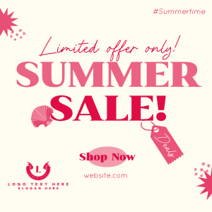 Tropical Summer Sale Instagram post Image Preview