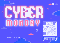 Cyber Monday Postcard Design