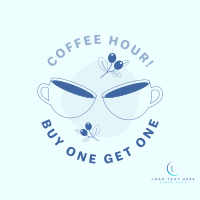 Buy 1 Get 1 Coffee Instagram Post Design