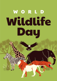 Wildlife Safari Poster Design