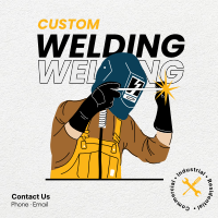 Welding Expert Linkedin Post Design