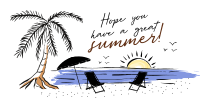 Brush Summer Greeting Twitter post Image Preview