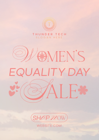 Minimalist Women's Equality Sale Poster Image Preview