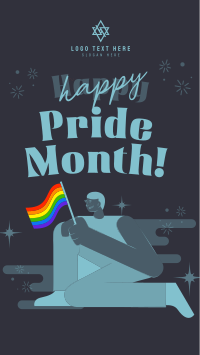 Modern Pride Month Celebration TikTok video Image Preview