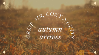 Autumn Arrives Quote Video Image Preview