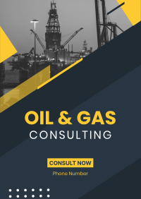 Oil and Gas Tower Flyer Design