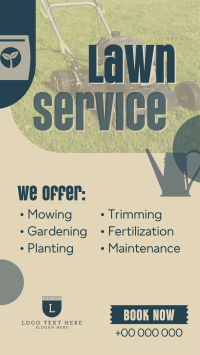 Lawn Care Professional Facebook story Image Preview