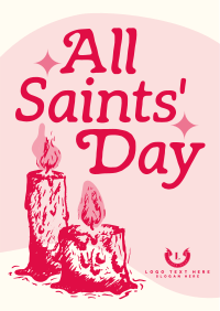 Candles for Saints Flyer Image Preview