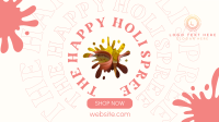Holi Spree Facebook event cover Image Preview