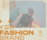Y2K Fashion Brand Coming Soon Facebook Post Design