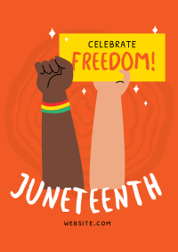 Juneteenth Signage Poster Image Preview