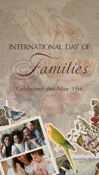 Renaissance Collage Day of Families Facebook story Image Preview