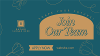 Floral Now Hiring Facebook event cover Image Preview