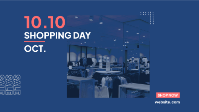 10.10 Shopping Day Facebook event cover Image Preview