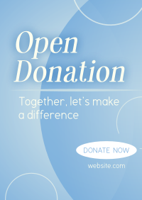 Together, Let's Donate Flyer Design