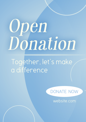 Together, Let's Donate Flyer Image Preview