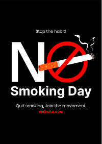 Stop Smoking Today Flyer Design