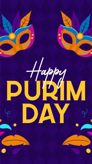 Purim Day Event Instagram story Image Preview