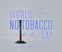 No Tobacco Day Facebook Post Design