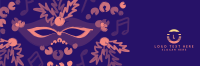 Mardi Gras Glamour Twitter header (cover) Image Preview