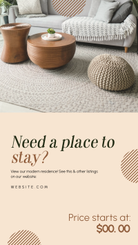 Cozy Place to Stay Instagram story Image Preview