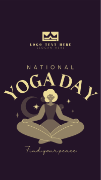 National Yoga Day Instagram reel, National Yoga Day Instagram reel Maker