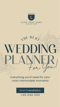 Your Wedding Planner TikTok Video Design