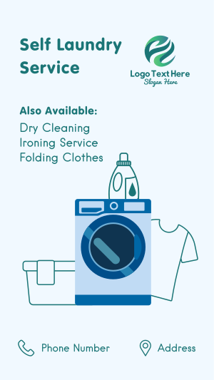 Self Laundry Service Instagram story