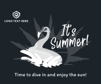Summer Beach Facebook Post Design