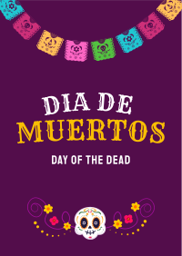 Festive Dia De Los Muertos Flyer Design