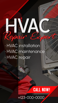HVAC Repair Expert Instagram reel Image Preview