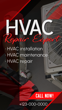 HVAC Repair Expert Instagram Reel Preview