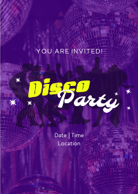 Disco Fever Party Poster Image Preview